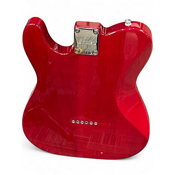 Used Squier Affinity Telecaster FMT Trans Crimson Red Solid Body Electric Guitar