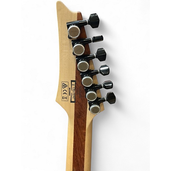 Used Ibanez RGAIX6FM Trans White Solid Body Electric Guitar