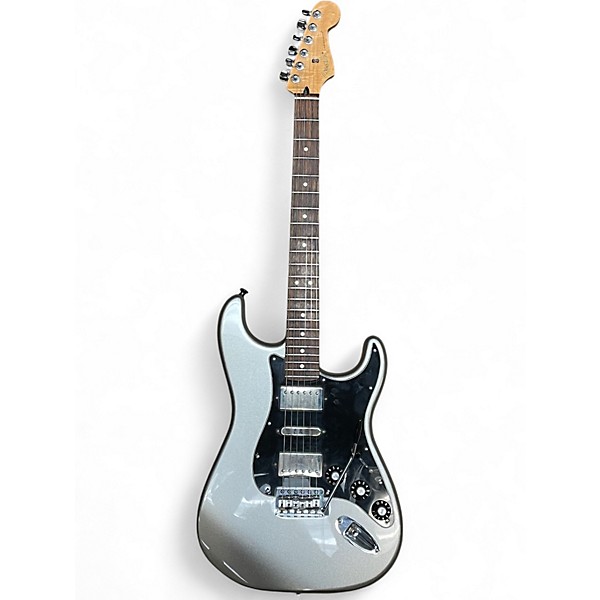 Used Fender Blacktop Stratocaster HSH TITANIUM SILVER Solid Body Electric Guitar