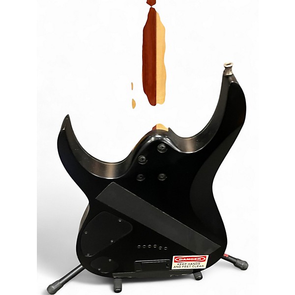 Used Ibanez RGIR30BE Iron Label Satin Black Solid Body Electric Guitar