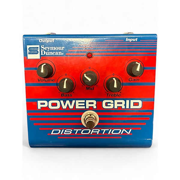 Used Seymour Duncan SFX08 Power Grid Distortion Effect Pedal