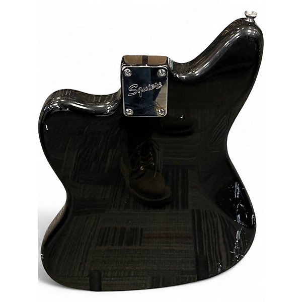 Used Squier JAGUAR BASS BLACK Electric Bass Guitar