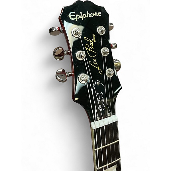 Used Epiphone Les Paul Standard Candy Apple Red Metallic Solid Body Electric Guitar