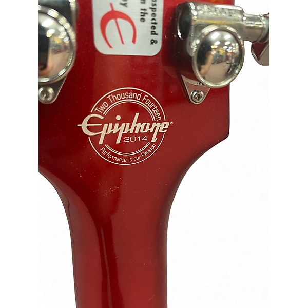 Used Epiphone Les Paul Standard Candy Apple Red Metallic Solid Body Electric Guitar