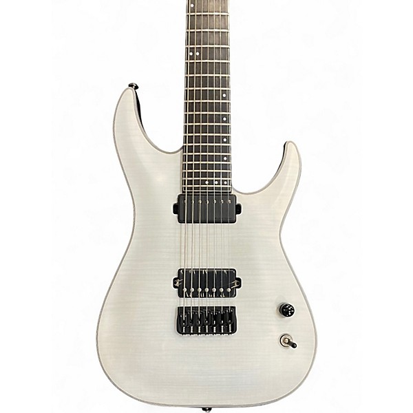 Used Schecter Guitar Research KIETH MERROW K-7 Trans White Solid Body Electric Guitar