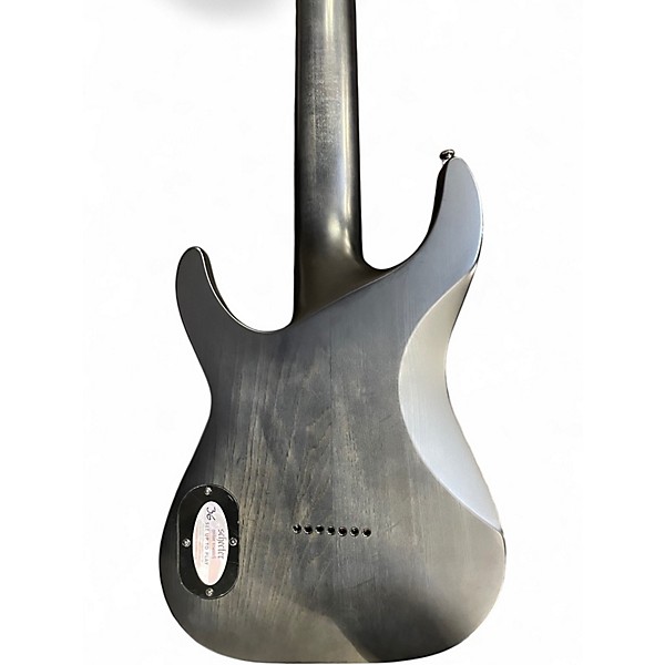 Used Schecter Guitar Research KIETH MERROW K-7 Trans White Solid Body Electric Guitar