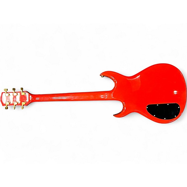 Vintage 1980s Carvin DC200 Red Solid Body Electric Guitar