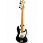 Used 2008 Fender American Standard Jazz Bass Black Electric Bass Guitar thumbnail