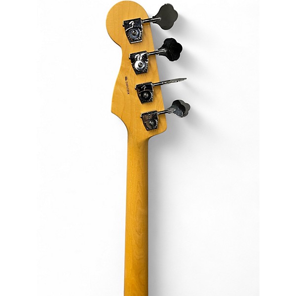 Used 2008 Fender American Standard Jazz Bass Black Electric Bass Guitar