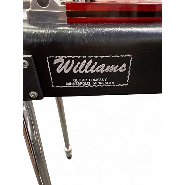 Used Williams PEDAL STEEL BLACK AND RED Lap Steel