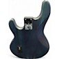 Used Sterling by Music Man Sub 4 Blue Electric Bass Guitar