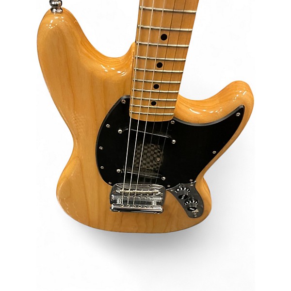 Used Fender BEN GIBBARD MUSTANG NATURAL SWAMP ASH Solid Body Electric Guitar