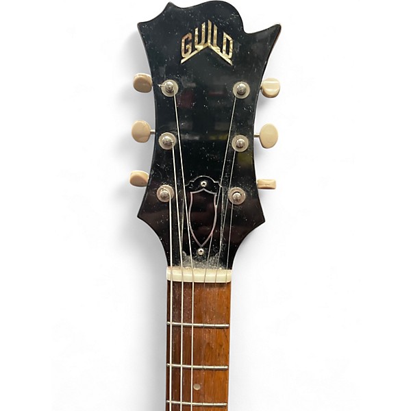 Vintage 1965 Guild S-50 Cherry Solid Body Electric Guitar