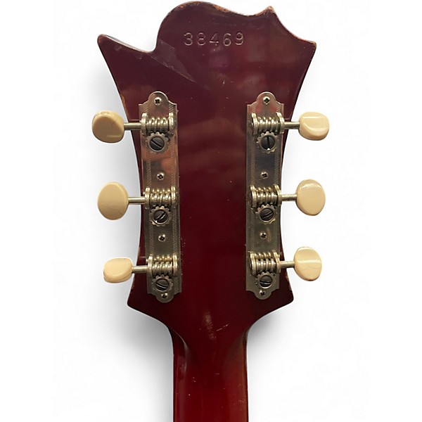 Vintage 1965 Guild S-50 Cherry Solid Body Electric Guitar