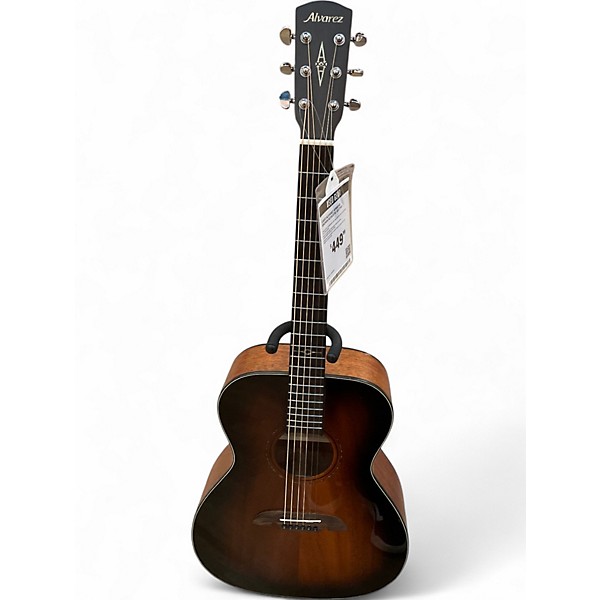 Used Alvarez AF66SHB Brown Acoustic Guitar
