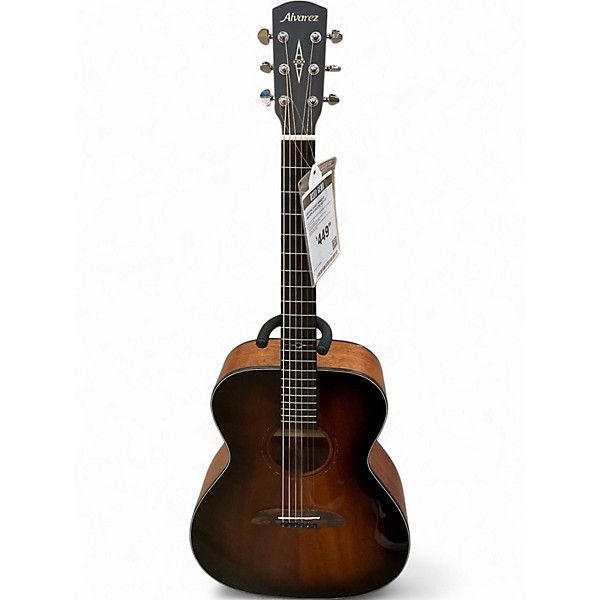 Used Alvarez AF66SHB Brown Acoustic Guitar