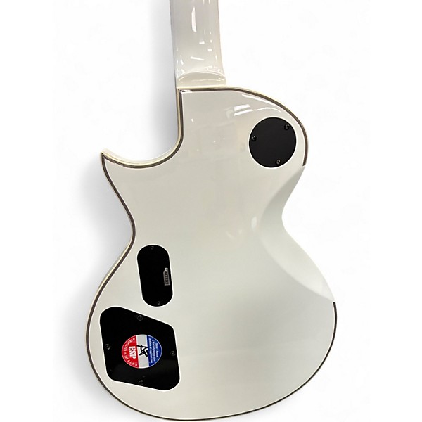 Used ESP James Hetfield Iron Cross WHITE Solid Body Electric Guitar