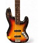 Used 2022 Fender Jaco Pastorius Signature Relic Jazz Bass Fretless Sunburst Electric Bass Guitar
