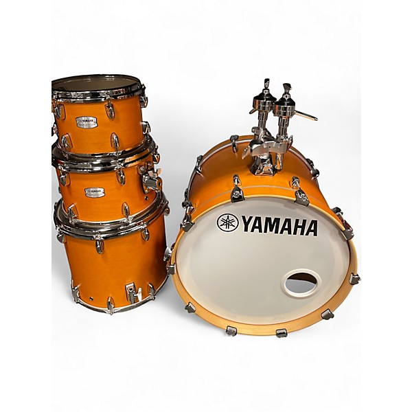 Used Yamaha 4 Piece Tour Custom CARAMEL SATIN Drum Kit