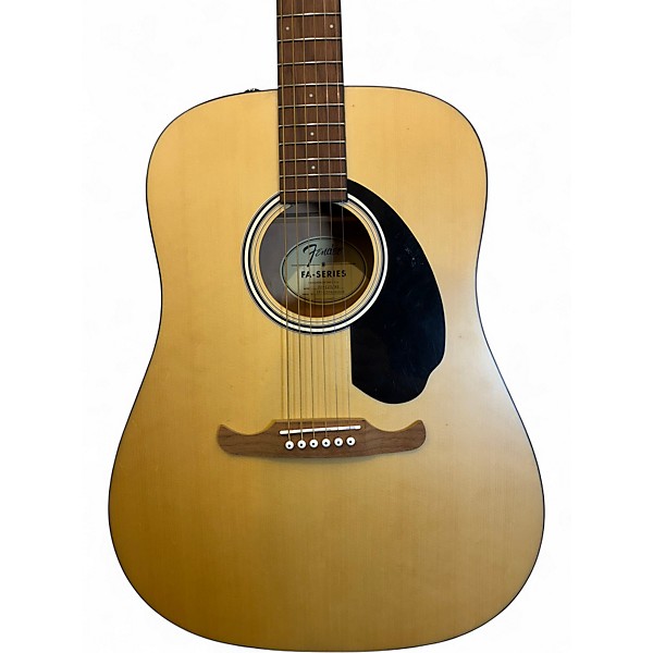 Used Fender FA125 NS Natural Acoustic Guitar