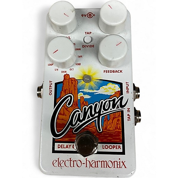 Used 2018 Electro-Harmonix Canyon Delay and Looper Effect Pedal