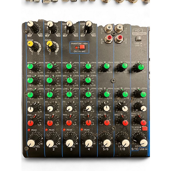 Used Yamaha MG10XU 10 Channel Mixer with Effects Unpowered Mixer