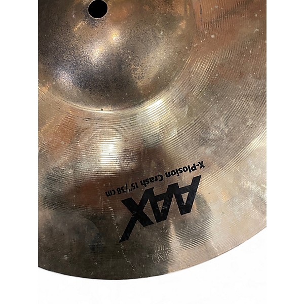 Used SABIAN 15in AAX X-Plosion Crash Cymbal