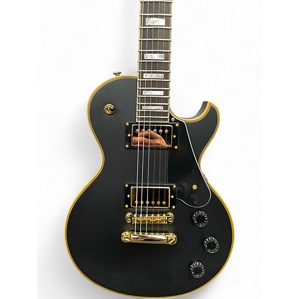 Used Schecter Guitar Research Solo-II Custom Black Solid Body Electric Guitar