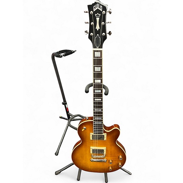 Used Guild Bluesbird ICE TEA BURST Solid Body Electric Guitar