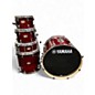 Used Yamaha 5 Piece Stage Custom cranberry red Drum Kit thumbnail
