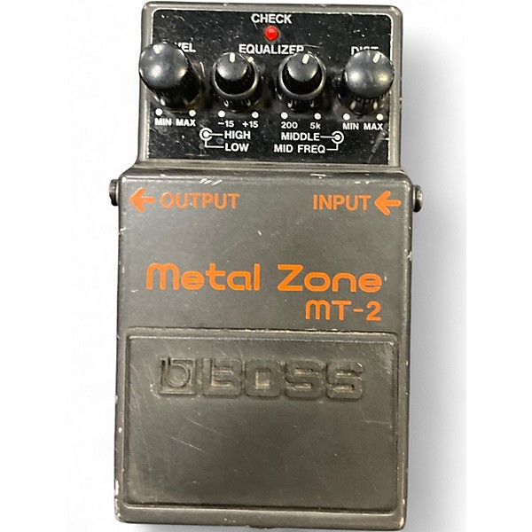 Used BOSS MT2 Metal Zone Distortion Effect Pedal