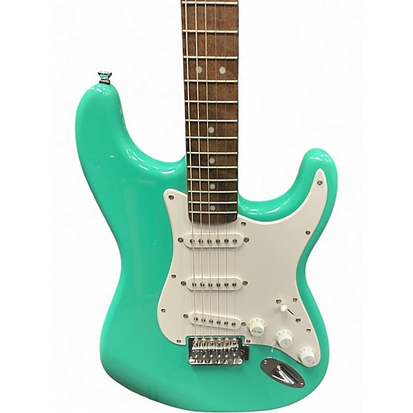 Used Squier Bullet Stratocaster Seafoam Green Solid Body Electric Guitar