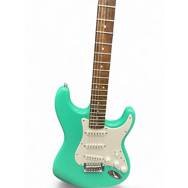 Used Squier Bullet Stratocaster Seafoam Green Solid Body Electric Guitar