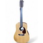 Used Martin DX2E Natural 12 String Acoustic Electric Guitar thumbnail