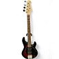 Used Sterling by Music Man SUB SERIES STINGRAY 5 Crimson Red Burst Electric Bass Guitar thumbnail