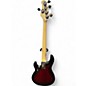 Used Sterling by Music Man SUB SERIES STINGRAY 5 Crimson Red Burst Electric Bass Guitar