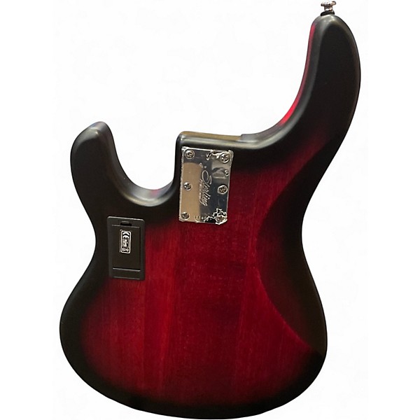 Used Sterling by Music Man SUB SERIES STINGRAY 5 Crimson Red Burst Electric Bass Guitar