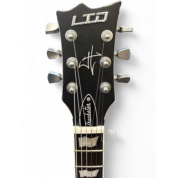 Used 2014 ESP James Hetfield Truckster Black Relic Solid Body Electric Guitar