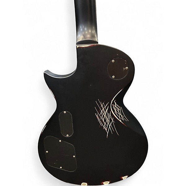 Used 2014 ESP James Hetfield Truckster Black Relic Solid Body Electric Guitar