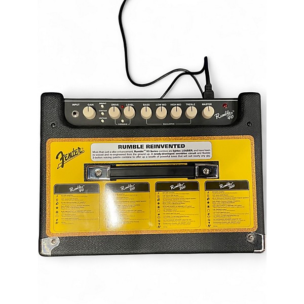 Used Fender Rumble V3 40W 1x10 Bass Combo Amp