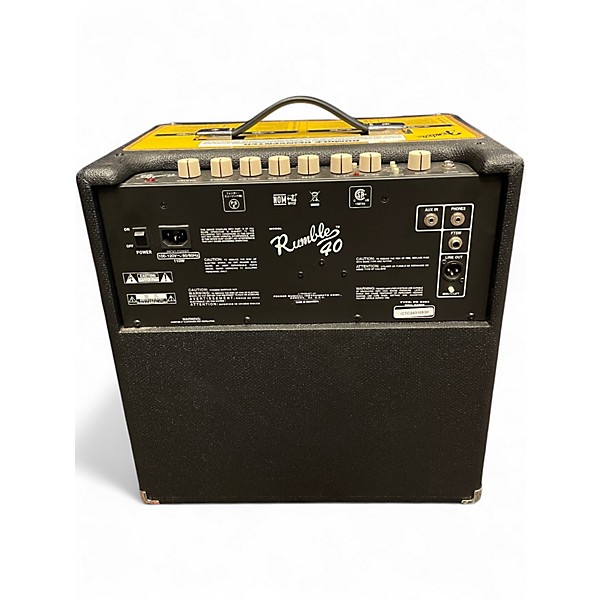 Used Fender Rumble V3 40W 1x10 Bass Combo Amp
