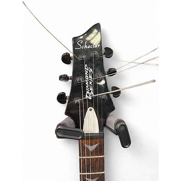 Used Schecter Guitar Research DIAMOND SERIES SPITFIRE Black Solid Body Electric Guitar