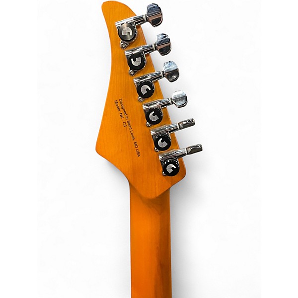 Used Eart CORSAIR NKC3 Orange Solid Body Electric Guitar