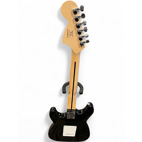 Used Squier Strat Black Solid Body Electric Guitar