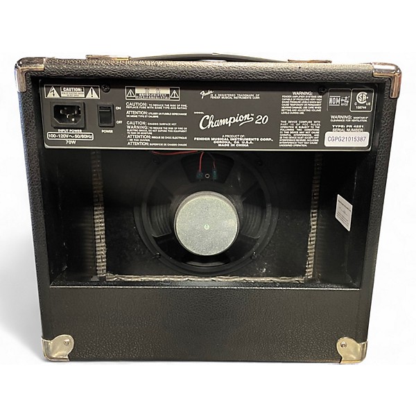 Used Fender Champion 20 Guitar Combo Amp