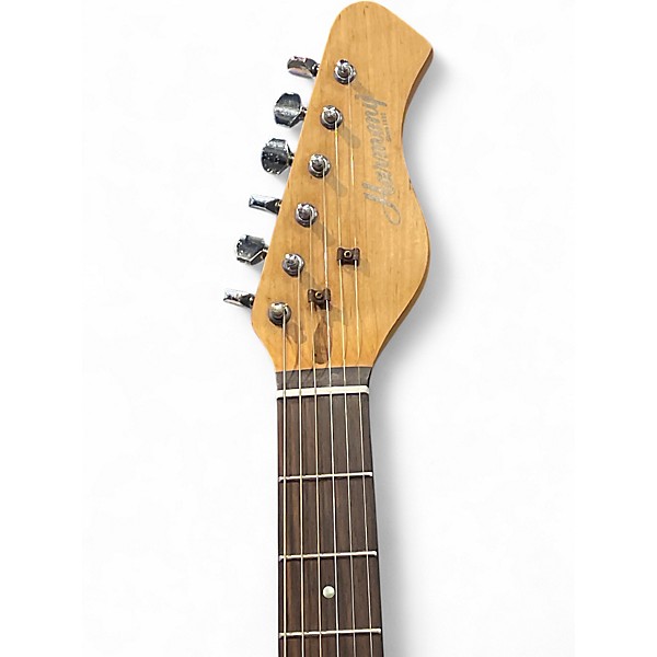 Used Harmony H804 Black Solid Body Electric Guitar