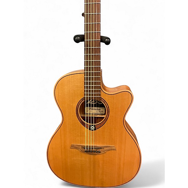 Used Lag Guitars T170ACE Natural Acoustic Electric Guitar