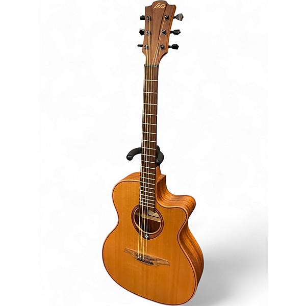 Used Lag Guitars T170ACE Natural Acoustic Electric Guitar