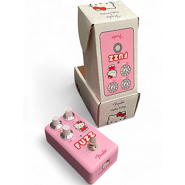 Used Fender Hello Kitty Fuzz Effect Pedal