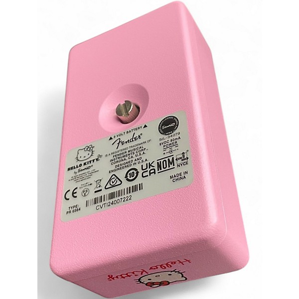 Used Fender Hello Kitty Fuzz Effect Pedal